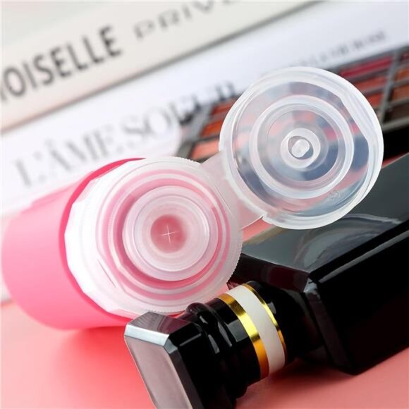 Travel Bottles – TSA Approved, 3oz Silicone Containers, Leak-Proof (4 Pack) - Picture 3 of 8